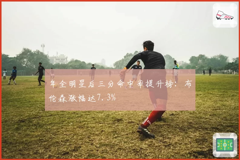 年全明星后三分命中率提升榜：布伦森涨幅达7.3%